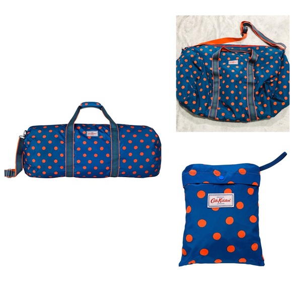 button spot foldaway overnight bag